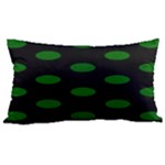 Polka Dots - Dark Green on Black Samsung Note 4 Hardshell Back Case
