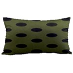 Polka Dots - Black on Army Green Samsung Note 4 Hardshell Back Case