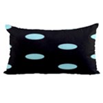 Polka Dots - Celeste Cyan on Black Samsung Galaxy Note 4 Case (Black)