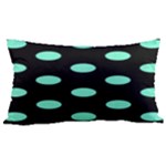 Polka Dots - Aquamarine on Black Samsung Note 4 Hardshell Back Case
