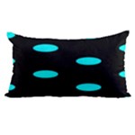 Polka Dots - Aqua Cyan on Black Samsung Galaxy Note 4 Case (Black)