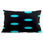 Polka Dots - Aqua Cyan on Black Samsung Galaxy Note 4 Case (Black)