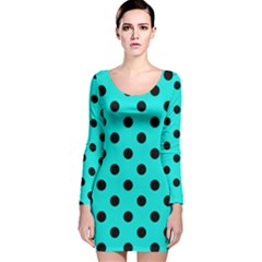 Long Sleeve Velvet Bodycon Dress 