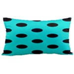 Polka Dots - Black on Bright Turquoise Samsung Note 4 Hardshell Back Case