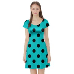 Short Sleeve Skater Dress Front