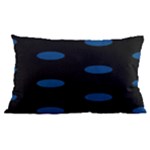 Polka Dots - Dark Cerulean on Black Samsung Galaxy Note 4 Case (Black)