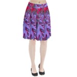 Freaky Friday Red  Lilac Pleated Skirt