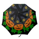 Halloween witch pumpkin Folding Umbrellas