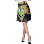 Halloween witch A-Line Skirt