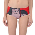 Gorillas Mid-Waist Bikini Bottoms