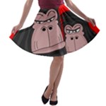 Gorillas A-line Skater Skirt