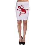 Red lizard Bodycon Skirt
