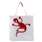 Red lizard Grocery Tote Bag