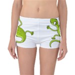 Green lizard Reversible Boyleg Bikini Bottoms