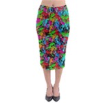 Lizard pattern Midi Pencil Skirt