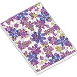 Stylized Floral Ornate Pattern Large Memo Pads