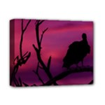 Vultures At Top Of Tree Silhouette Illustration Deluxe Canvas 14  x 11 