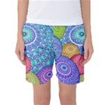 India Ornaments Mandala Balls Multicolored Women s Basketball Shorts