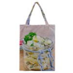 Potato salad in a jar on wooden Classic Tote Bag