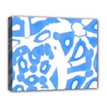 Blue summer design Deluxe Canvas 20  x 16  