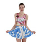 Blue summer design Mini Skirt