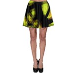 Yellow light Skater Skirt