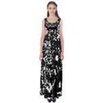 Black and white miracle Empire Waist Maxi Dress