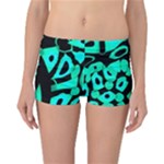 Cyan design Reversible Boyleg Bikini Bottoms