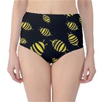 Decorative bees High-Waist Bikini Bottoms