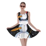 Lonely snowman Skater Dress