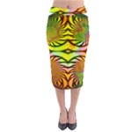 Fractals Ball About Abstract Midi Pencil Skirt