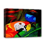 Papgei Red Bird Animal World Towel Deluxe Canvas 16  x 12  