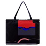 Geometrical abstraction Medium Zipper Tote Bag