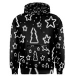 Black and white Xmas Men s Pullover Hoodie