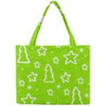 Green Christmas Mini Tote Bag