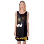 Who is a witch? Sleeveless Satin Nightdress