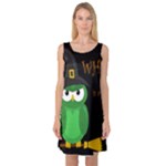 Who is a witch? - green Sleeveless Satin Nightdress