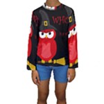 Who is a witch? - red Kids  Long Sleeve Swimwear