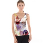 Watercolor Spring Flowers Background Tank Top