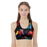 Playful day Sports Bra with Border