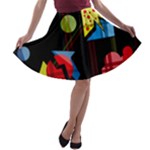 Playful day A-line Skater Skirt