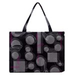 Come down - magenta Medium Zipper Tote Bag