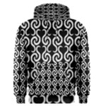 Black and white pattern Men s Pullover Hoodie