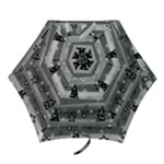 Gray Xmas magic Mini Folding Umbrellas
