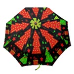 Merry Xmas Folding Umbrellas