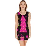 Colorful Xmas Sleeveless Bodycon Dress