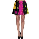 Colorful Xmas Skater Skirt