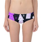 Purple Playful Xmas Classic Bikini Bottoms
