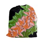 Decorative flowers Drawstring Pouches (XXL)