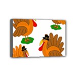 Thanksgiving turkeys Mini Canvas 6  x 4 